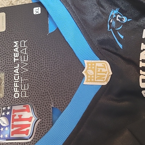 NFL CAROLINA PANTHERS DOG JERSEY PET GEAR BY HUNTER X-LARGE With Tags - Picture 6 of 7